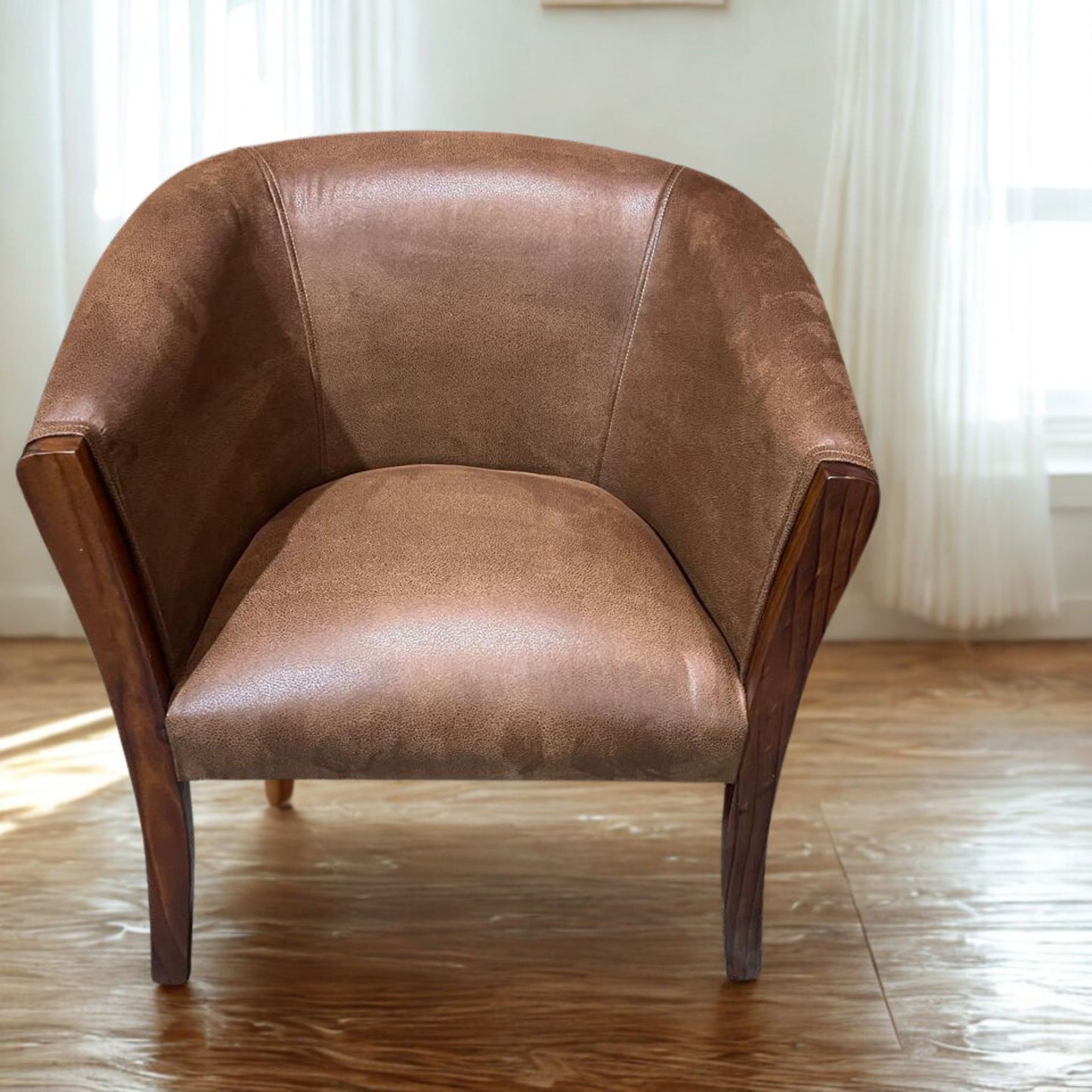 Set poltronas Cuero uruguayo