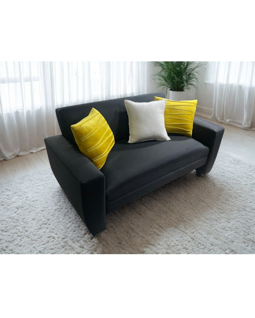 Sofá Sydney 1.50 | Lino Gris oscuro