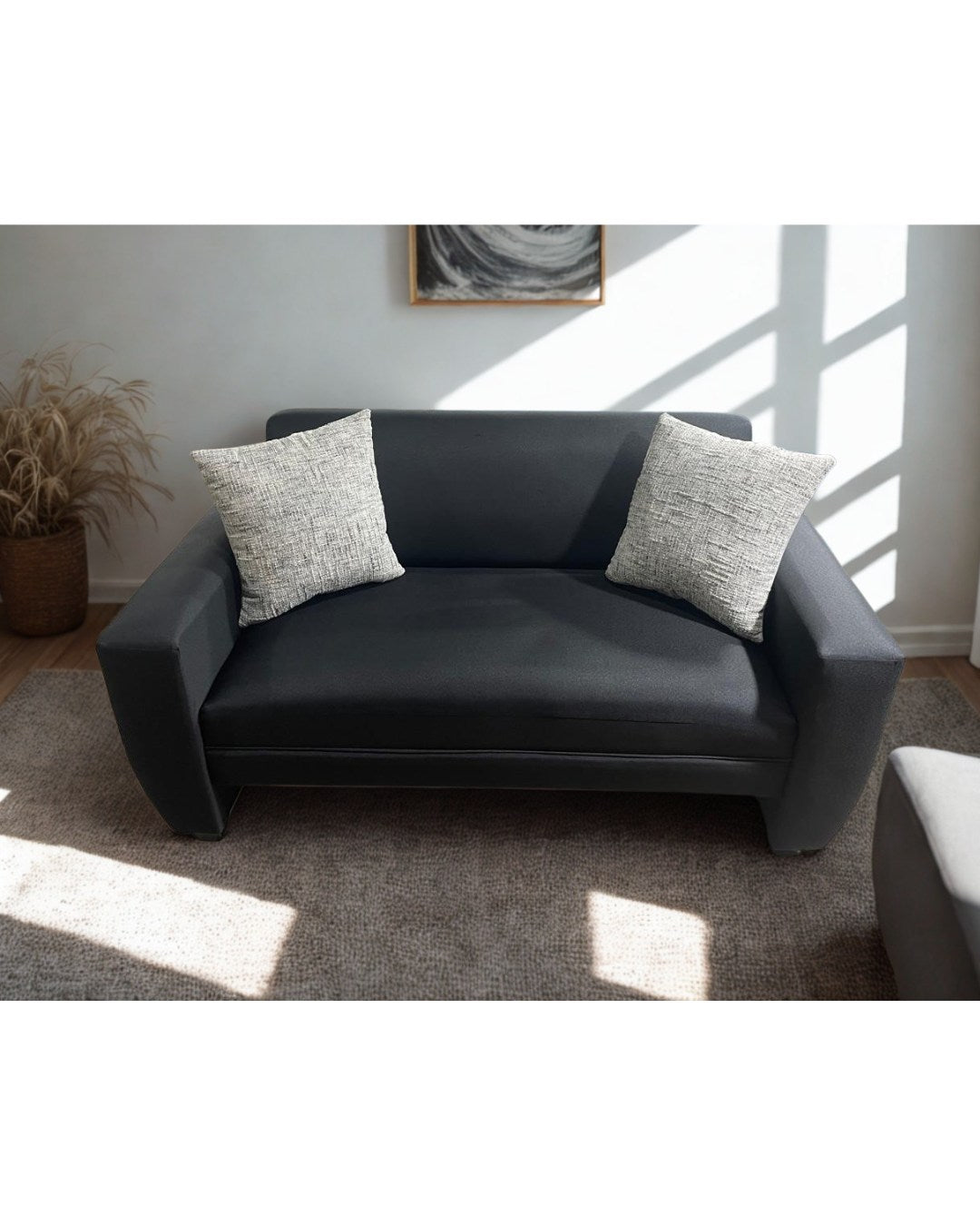 Sofá Sydney 1.50 | Lino Gris oscuro