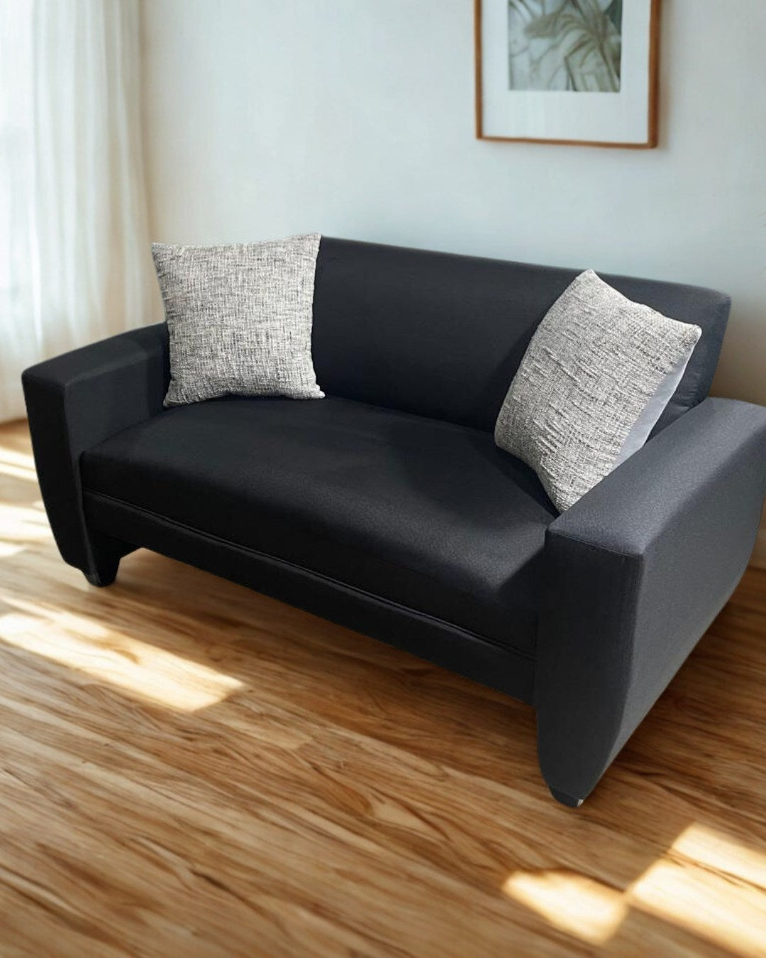 Sofá Sidney 1.50 | Lino Gris oscuro