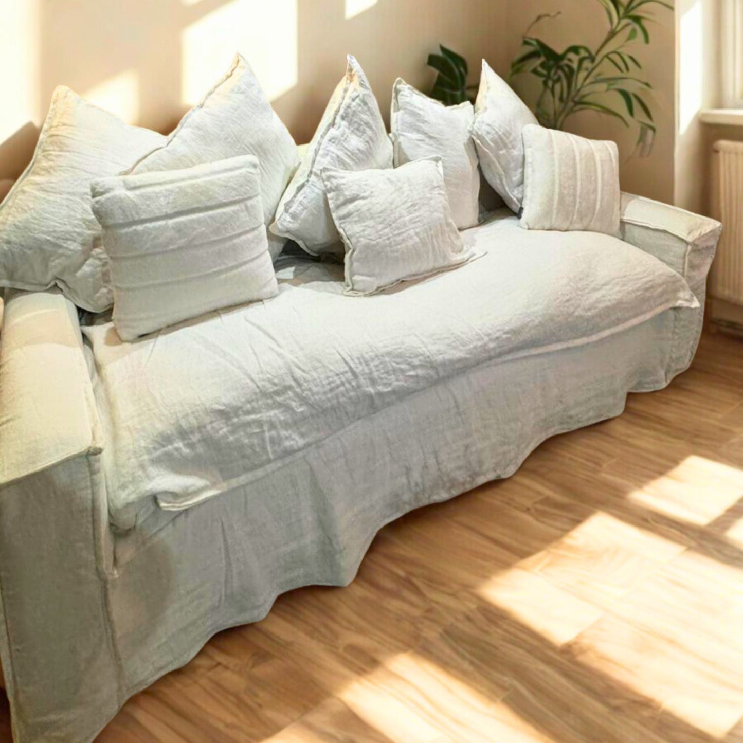 Sofá prime cover – Blanco Natural
