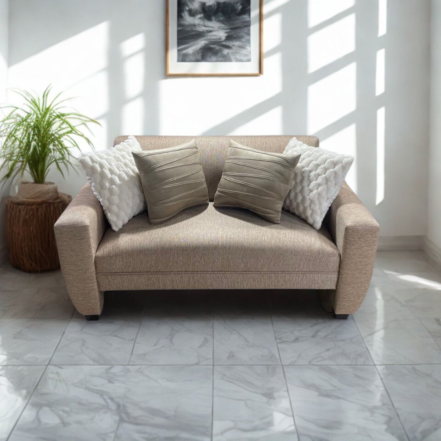 Sofá Sydney 1.50 – Lino Beige Austral