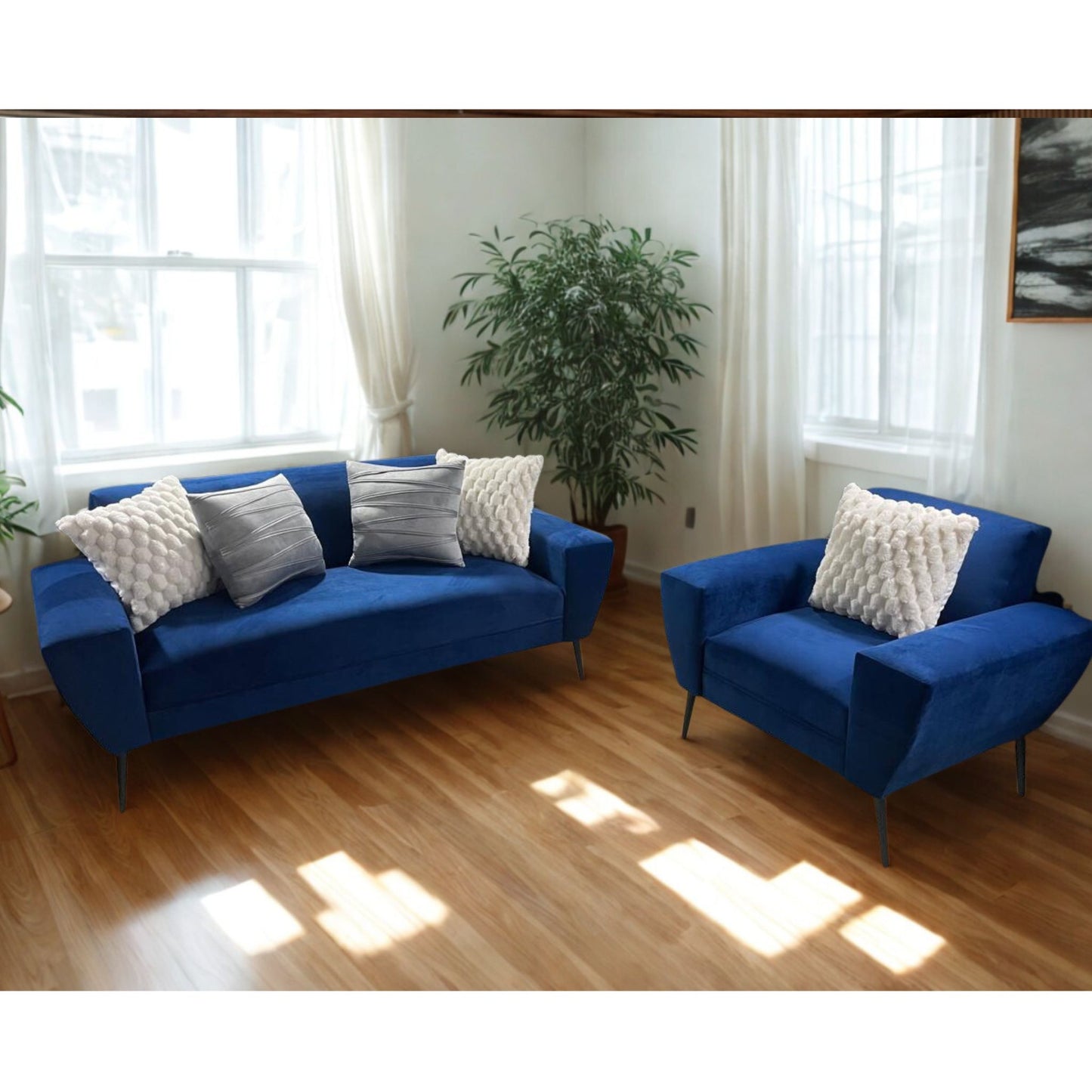 Set Dúo Prime médium | Felpa Azul