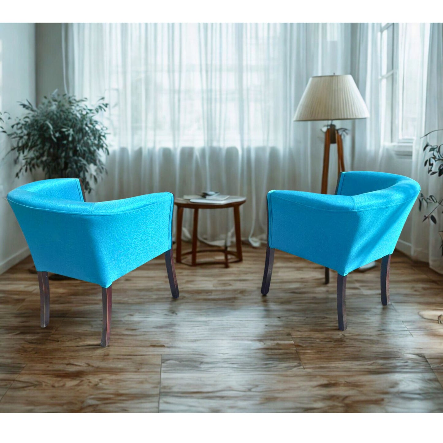 Set poltronas | Lino turqueza