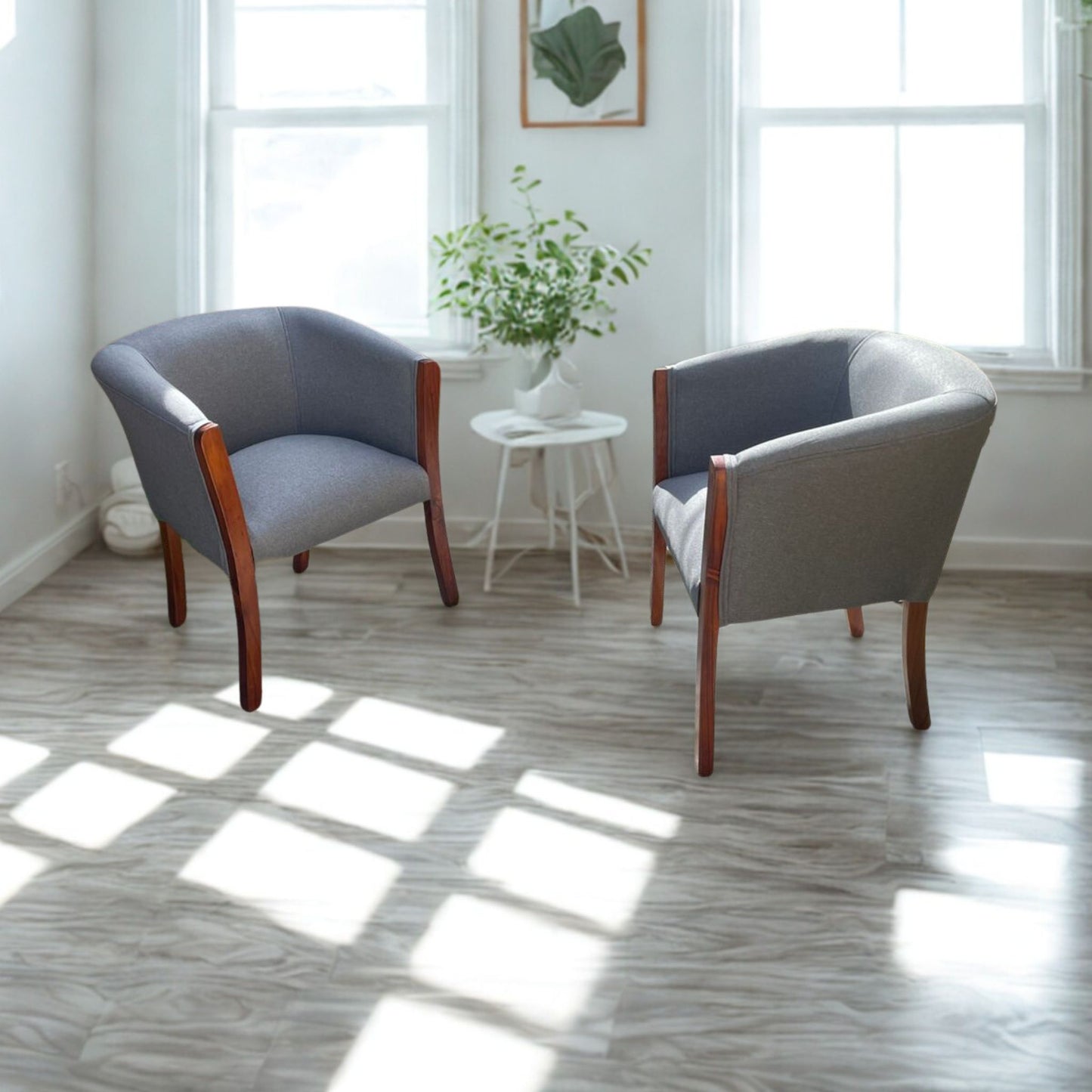 Set poltronas | Lino Gris medio L11