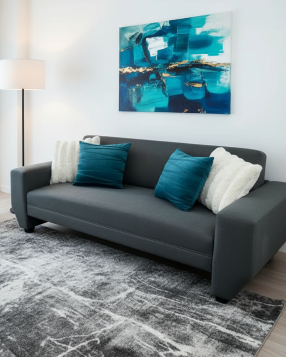 Sofá Madrid Lino oscuro 2 mts