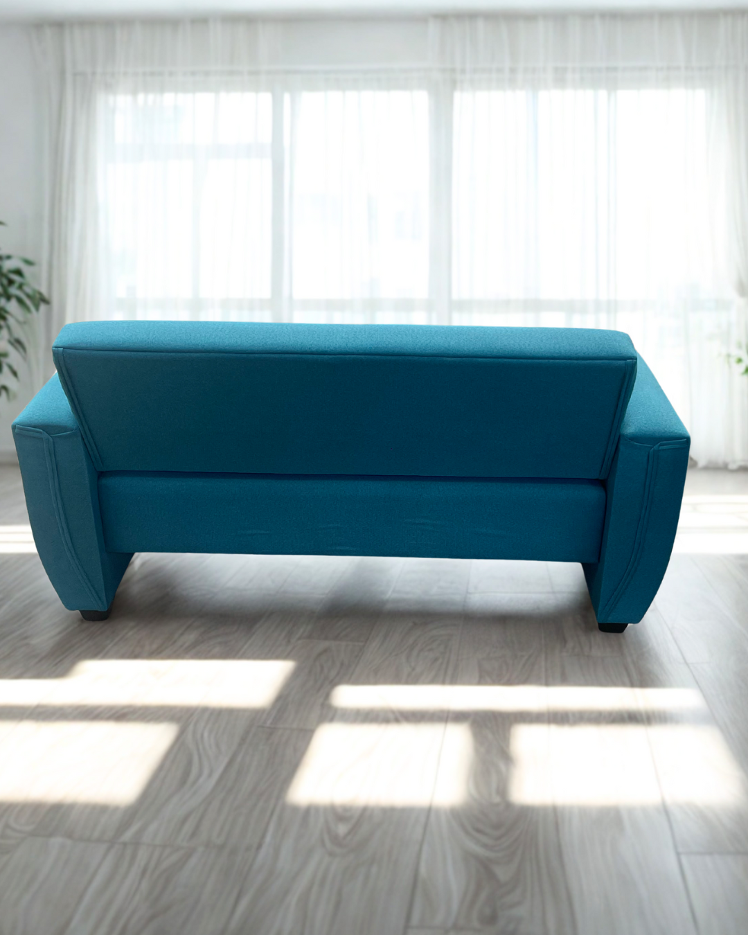 Sofá Sidney 1.50 | Lino turquesa