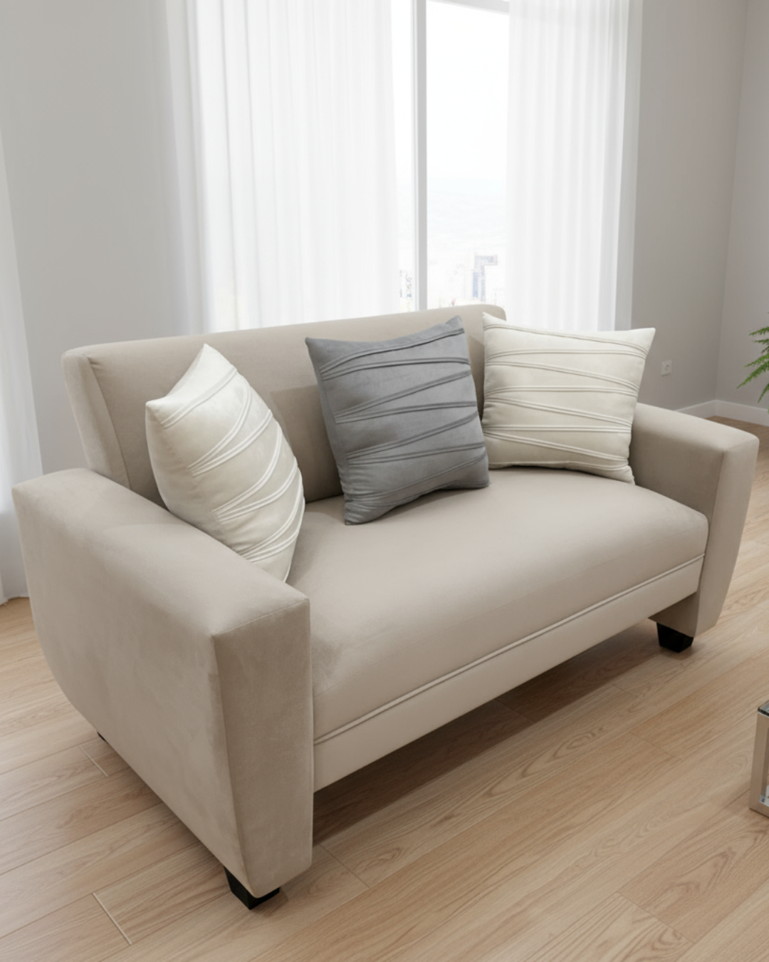 Sofá Sidney 1.50 | Felpa beige