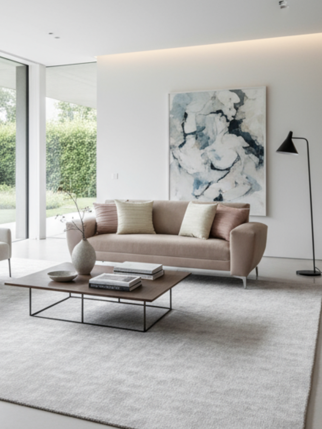 Sofá Vermont Felpa damasco