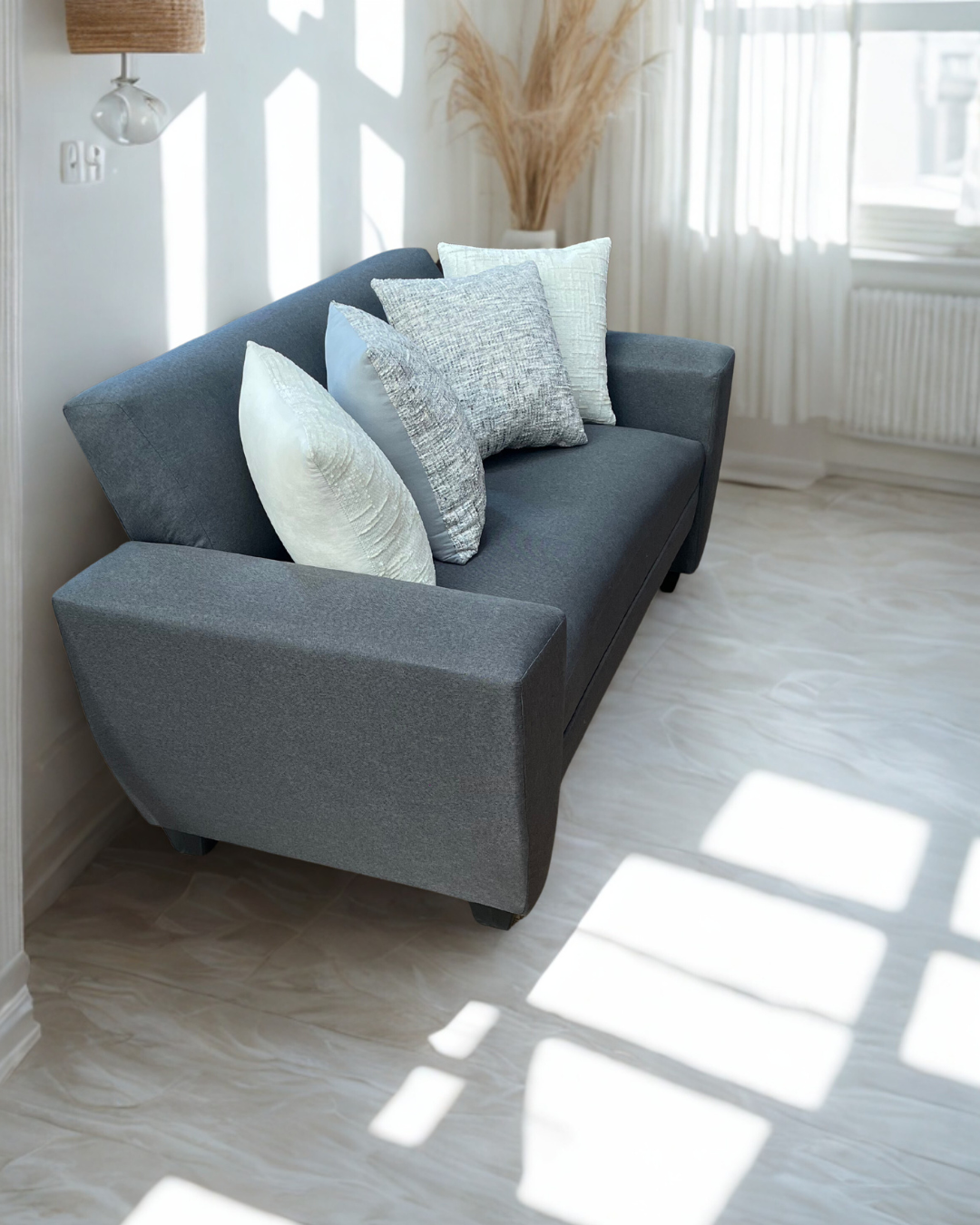 Sofá Prisma Prime | 1.77 Lino gris oscuro