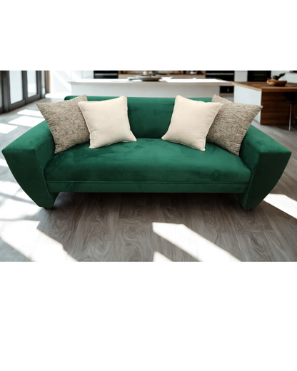 Sofá Madrid Felpa verde