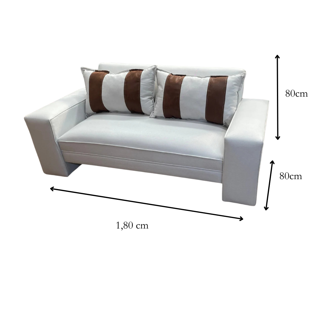 Sofá amazonas | Lino crudo 1,80