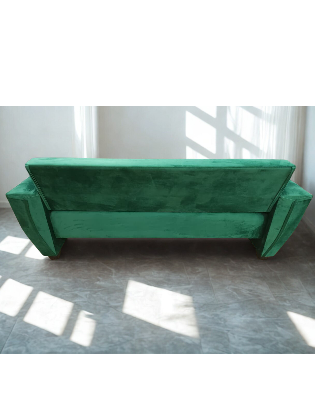 Sofá Madrid Felpa verde