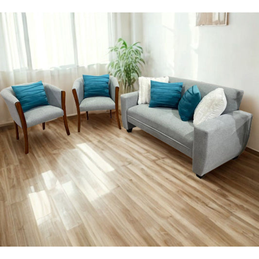 Set Trío Prime pequeño |  Lino Gris claro
