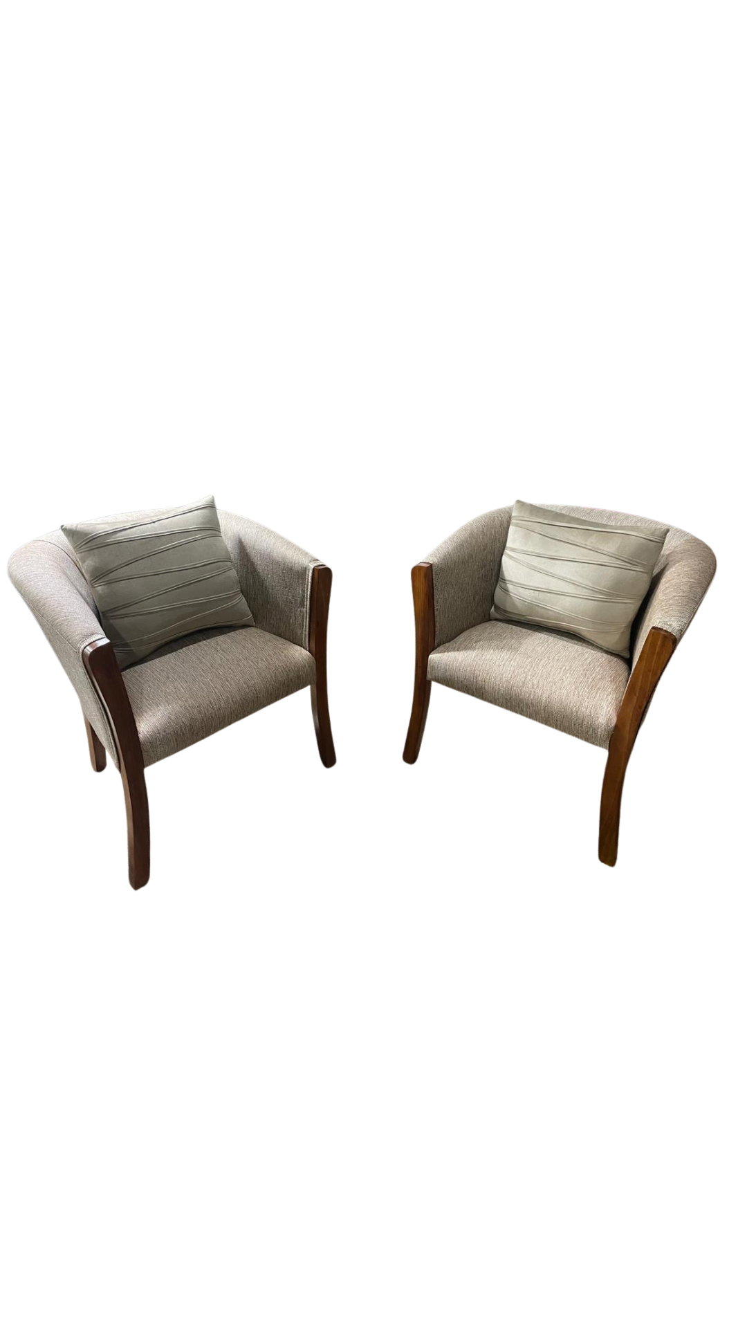 Set poltronas | Lino beige austral
