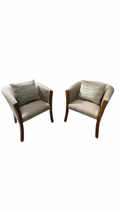 Set poltronas | Lino beige austral