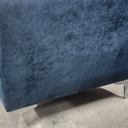 Sofá Vermont | Lino Florencia Azul jaspeado (impermeable)
