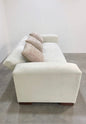 sofá cama Oporto cuadrado 2.00 mts | Felpa crudo