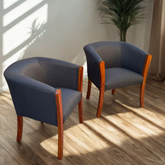 Set poltronas | Lino Gris oscuro