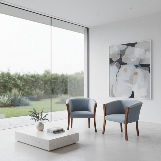 Set poltronas | Felpa steel