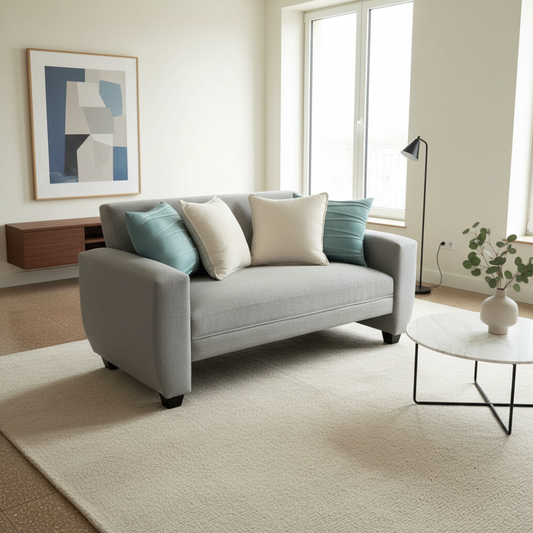 Sofá Sidney 1.50 – Lino Gris Claro