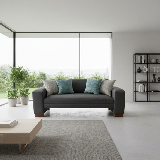 Sofá Palermo 2.00 | Lino gris oscuro