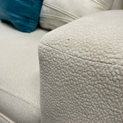 Sofá Sidney wood 2.00| Chenille verona crudo ( Impermeable)