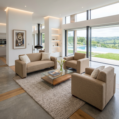 Trío prime austral  1.50 m | Lino Beige Austral