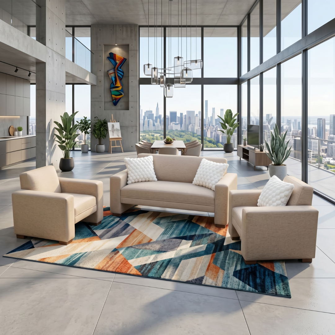Trío prime austral  1.50 m | Lino Beige Austral