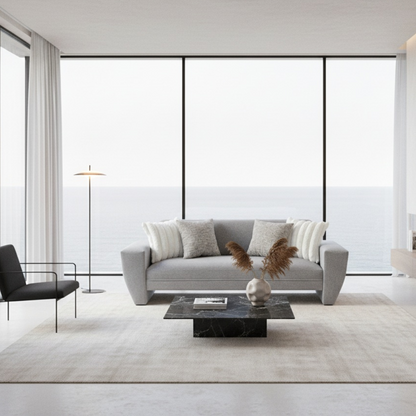 Sofá Madrid Lino Gris claro 2 Mts