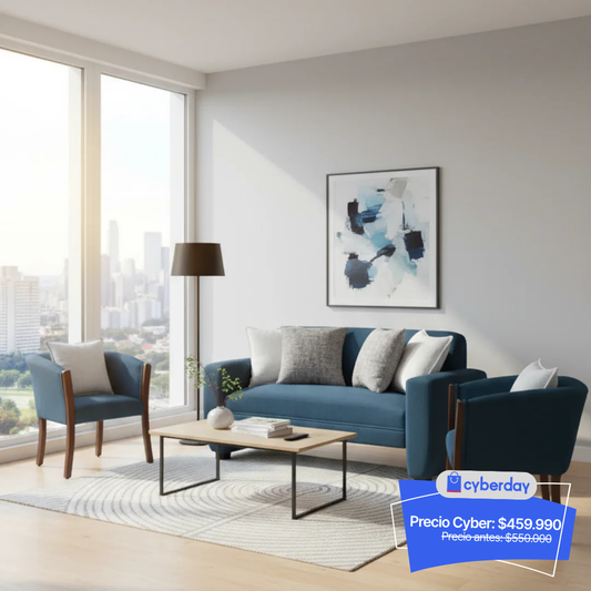 Set Trío Prime pequeño |  Lino azul petróleo