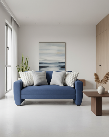 Sofá Sidney 1.50 | Lino Azul indigo