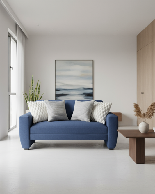 Sofá Sidney 1.50 | Lino Azul indigo