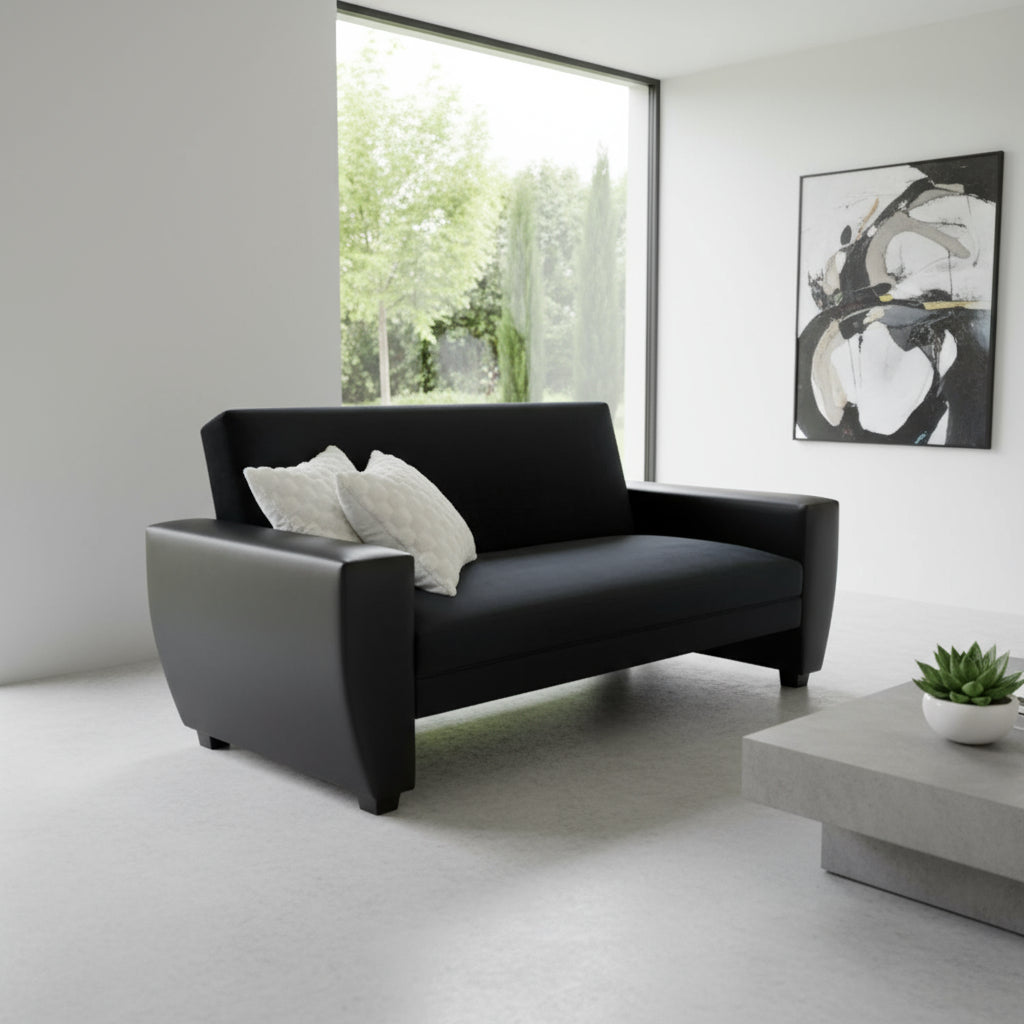 Futón Oporto 3 posiciones Felpa/PU