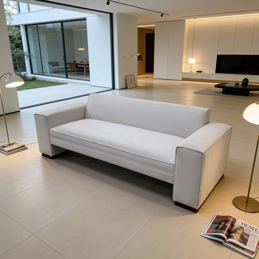 sofá cama Dalas cuadrado 2.00 mts | Color Hueso Repelente