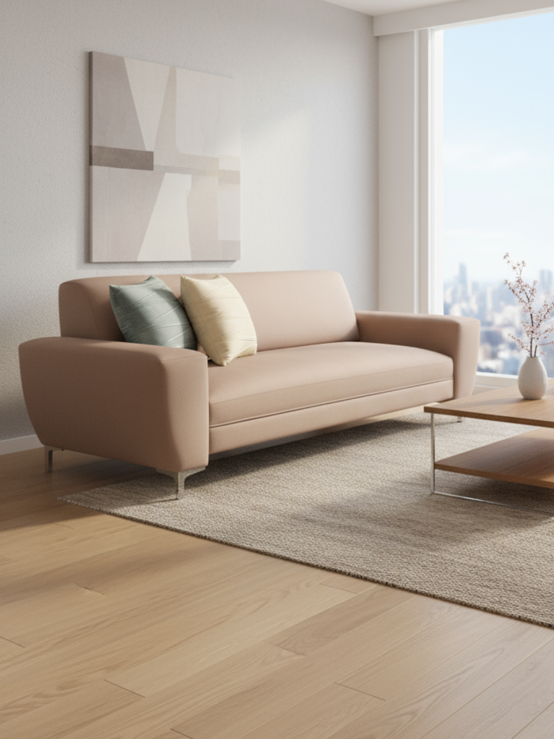 Sofá Vermont Felpa damasco