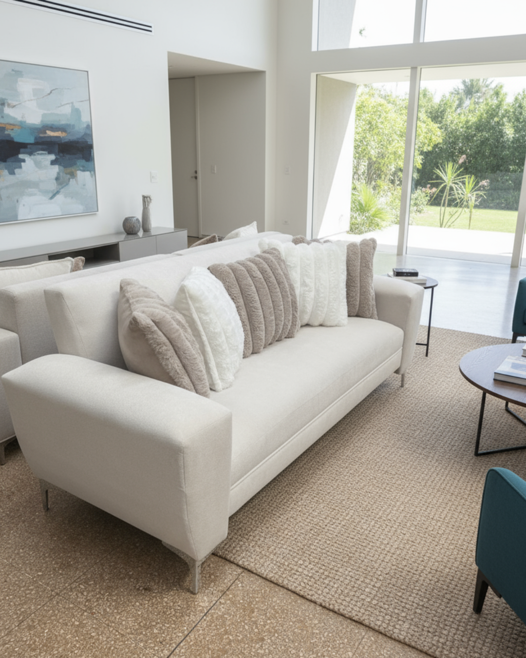 Sofá Vermont Dallas Lino Crudo