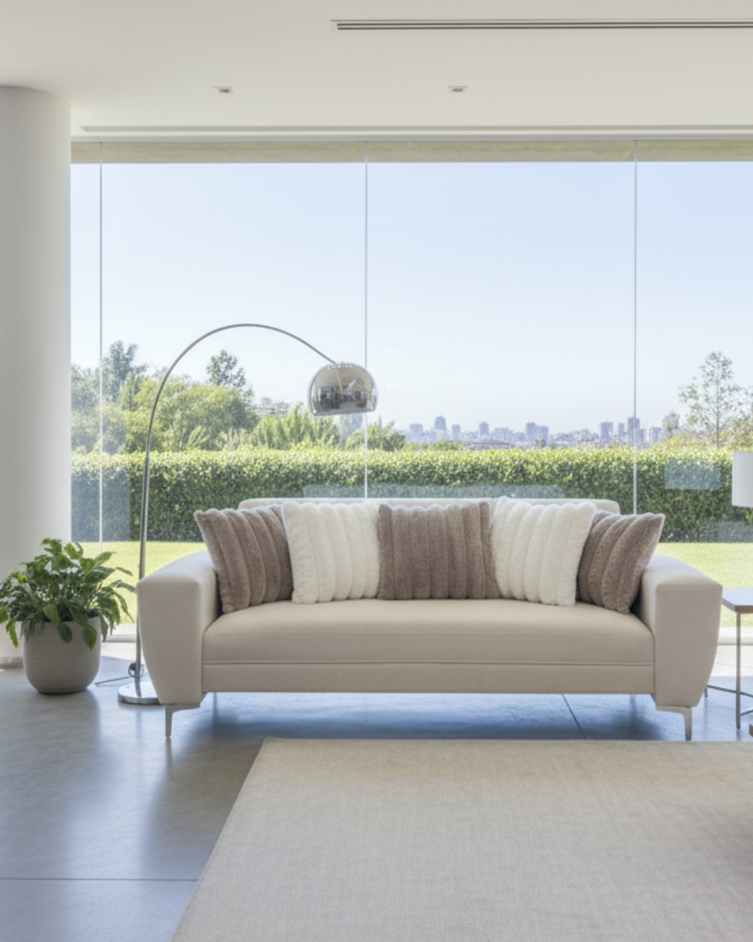 Sofá Vermont Dallas Lino Crudo