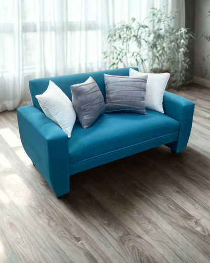 Sofá Sidney 1.50 | Lino turquesa