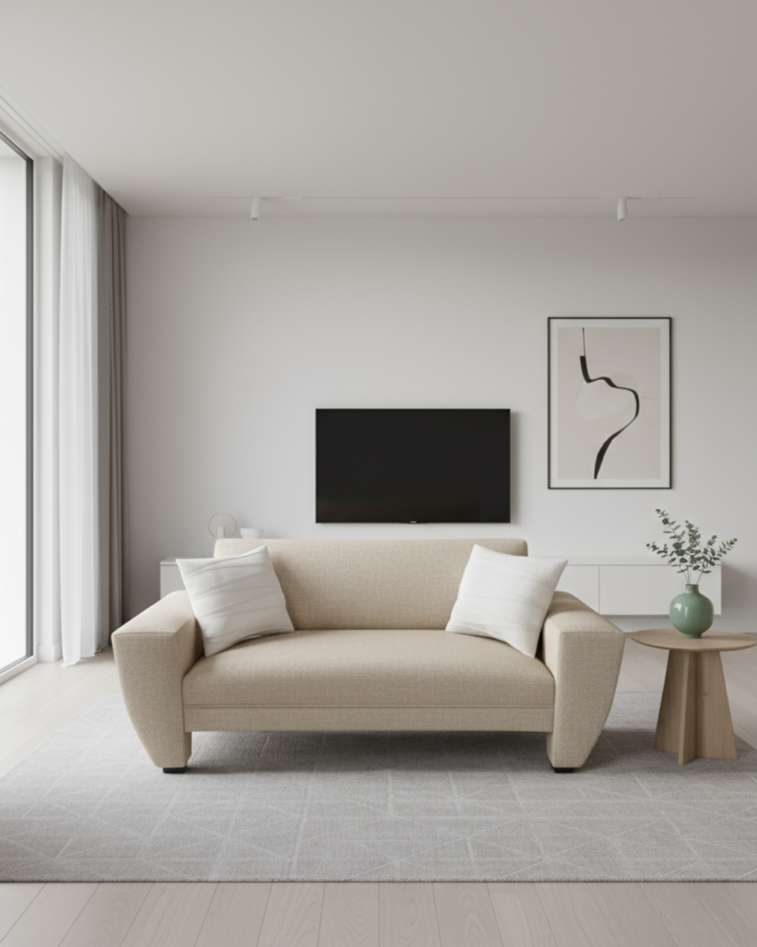 Sofá Prisma Prime | 1.77 Lino Tokio crema