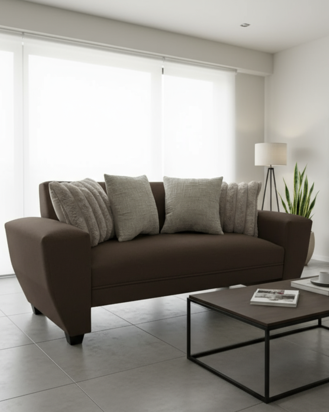 Sofá Prisma Prime | 1.77 Lino café