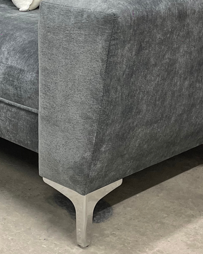 Sofá Vermont Lino Dallas Gris envejecido