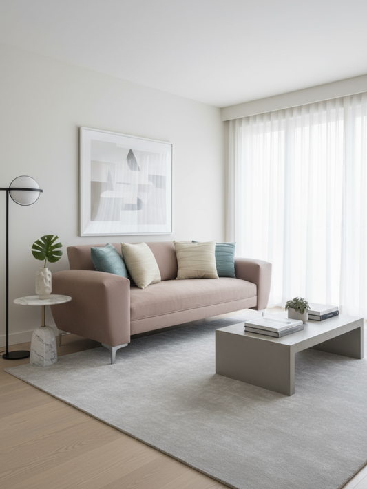 Sofá Vermont Felpa damasco