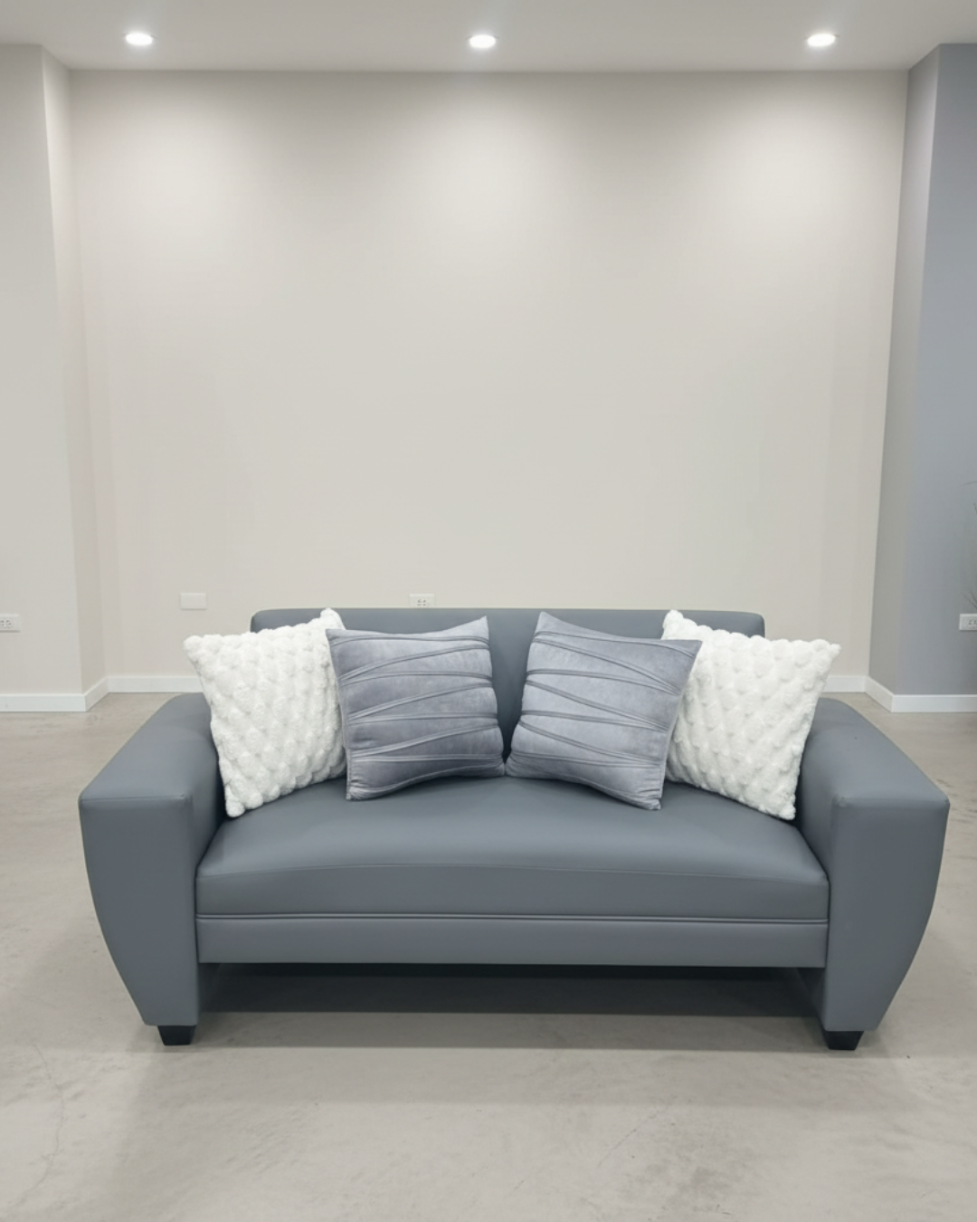 Sofá Prisma Prime | 1.77 PU ( Cuero sintético ) Gris