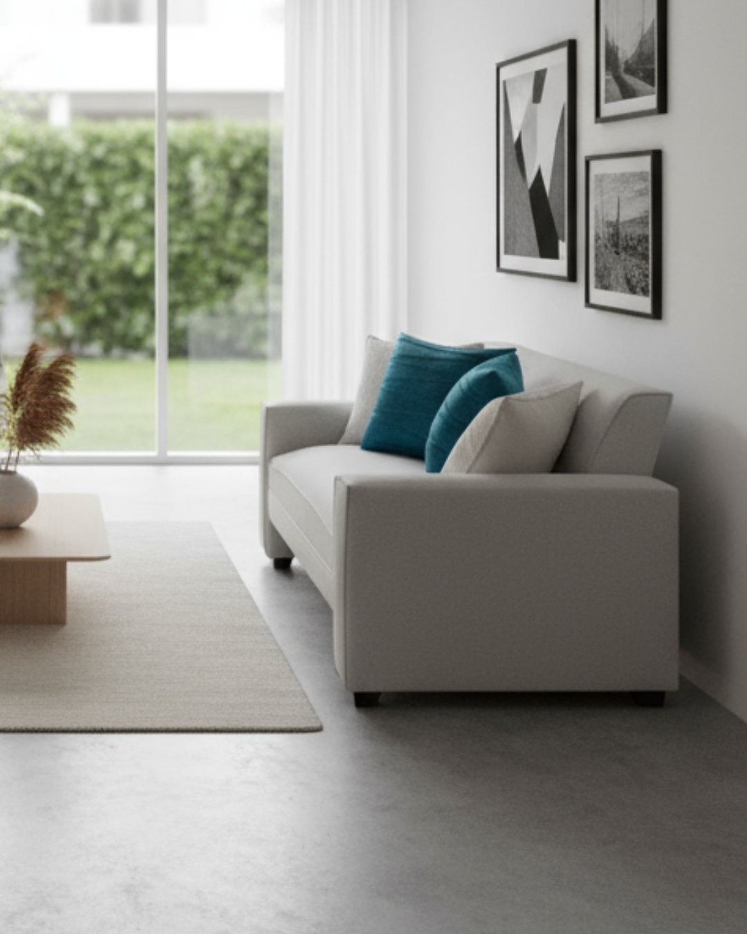 Sofá Nórdico 1.50 | Lino Crudo