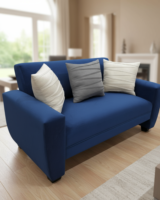 Sofá Sidney 1.50 | Felpa Azul