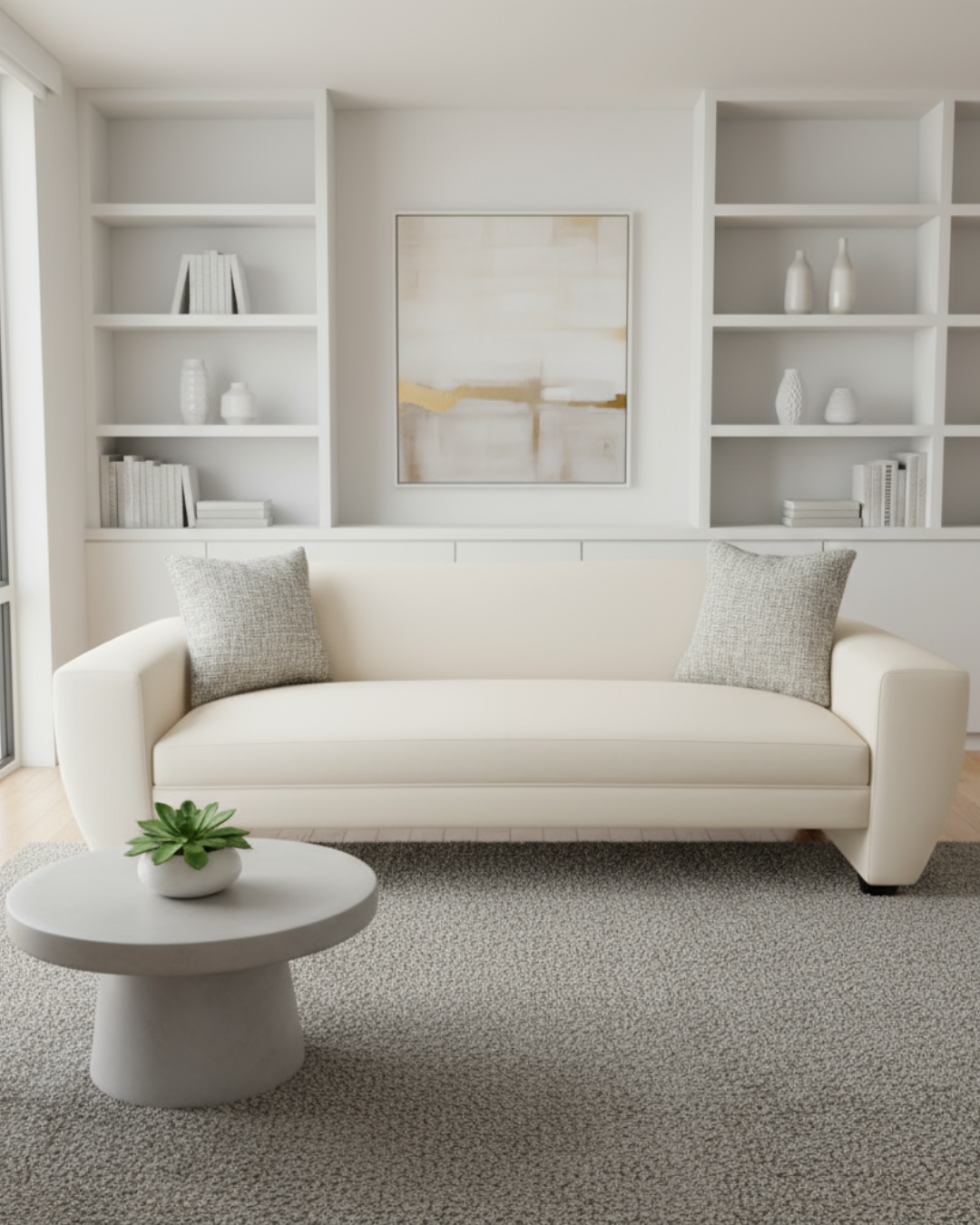 Sofá Madrid | felpa crudo 2 mts