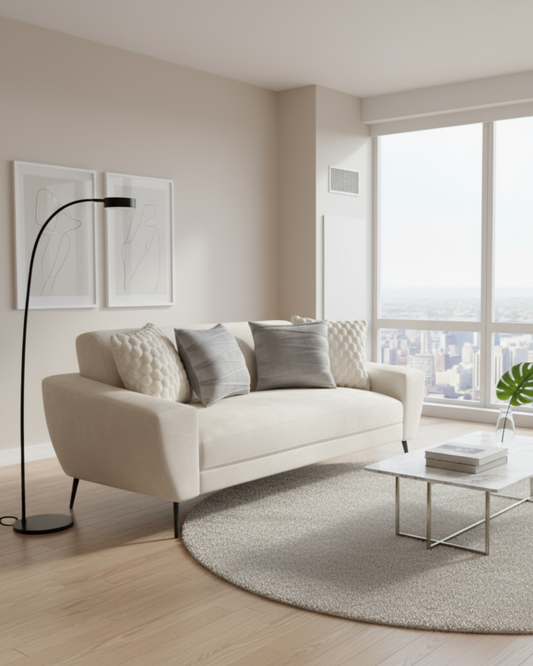 Sofá prisma prime | 1.80 Felpa crudo