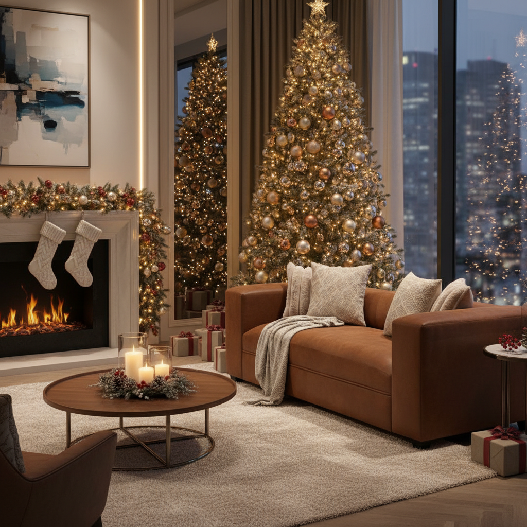 Sofá Prisma Indigo 2.00 | Cuero uruguayo Café