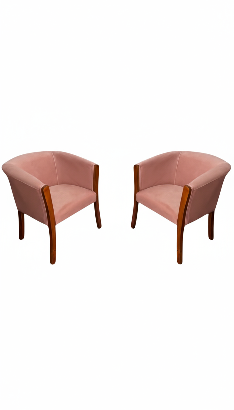 Set poltronas | Felpa palo rosa